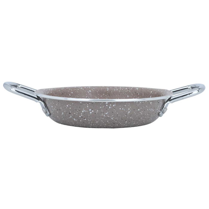 Rocky Brown Granite Pan With Two Hands 12 cm image 1