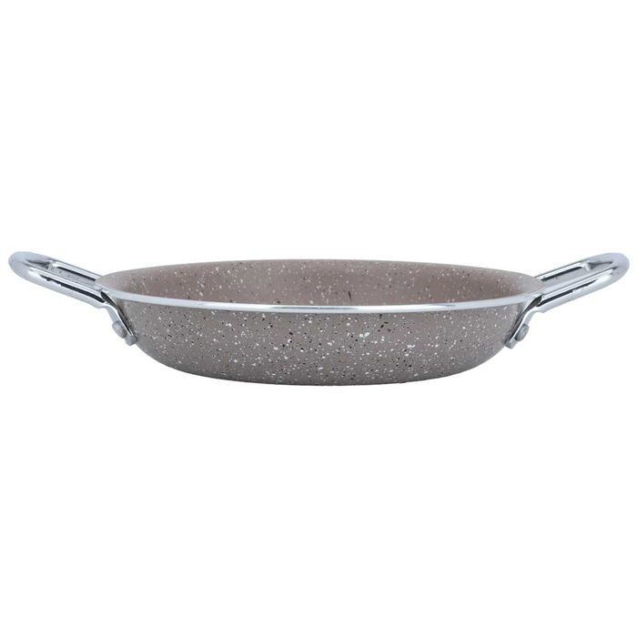 Rocky Granite Frying Pan Brown With Two Hands 14 cm image 1