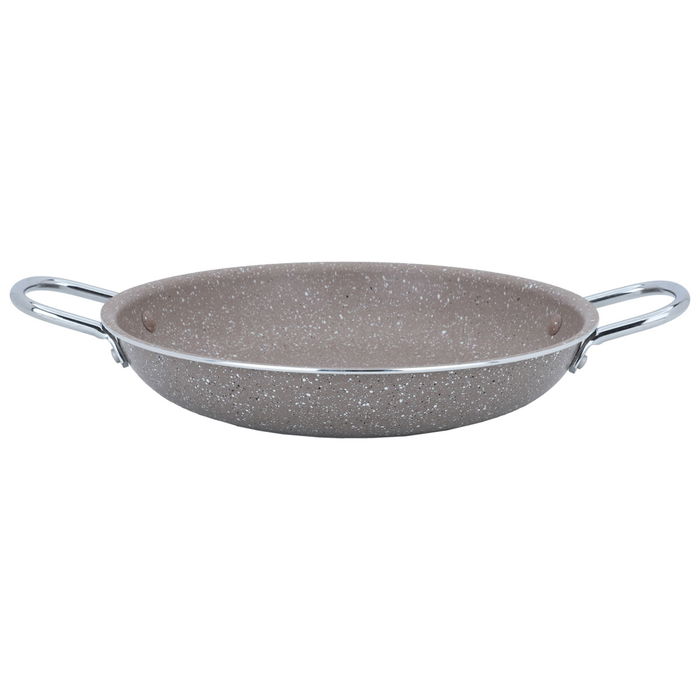 Brown Granite Pan With Two Hands 24 cm image 1