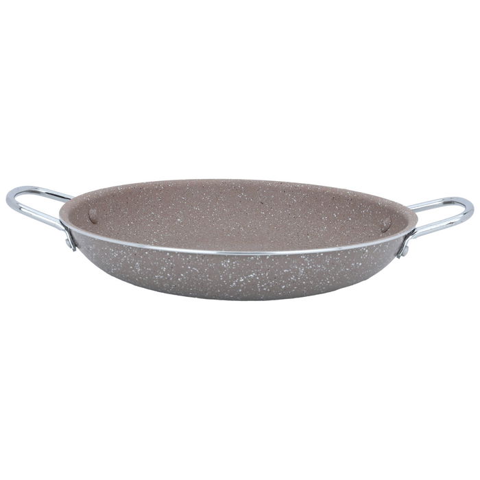 Brown Granite Frying Pan With Two Hands 28 cm image 1