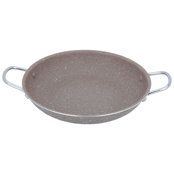 Brown Granite Frying Pan With Two Hands 28 cm image 2