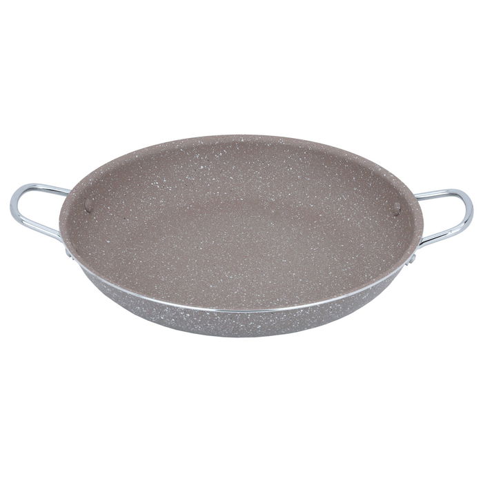 Brown Granite Frying Pan With Two Hands 32 cm image 2