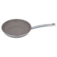 Rocky brown granite frying pan with stainless steel handle, 24 cm product image