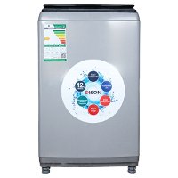 Edison Automatic Top Load Washing Machine Silver Glass Door 12kg product image