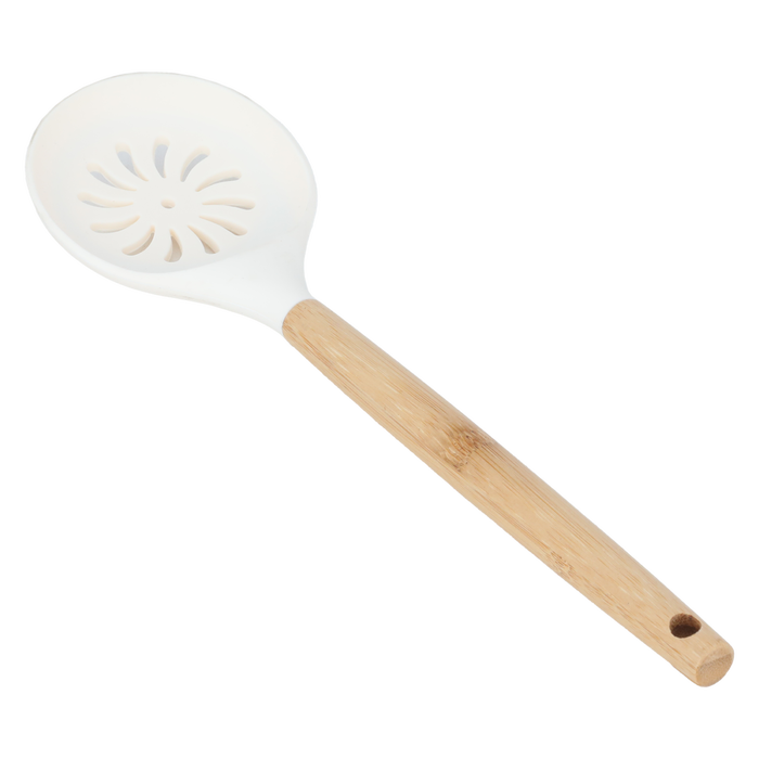 Beige silicone spoon image 1