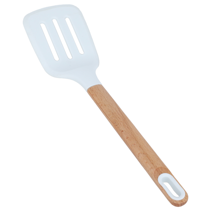 White silicone service spoon image 1