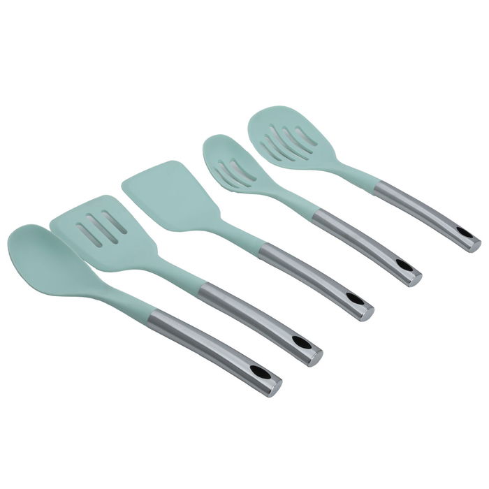 Silicone spoons set 5 pieces image 2