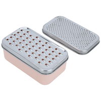 Rectangular steel grater with colored box product image