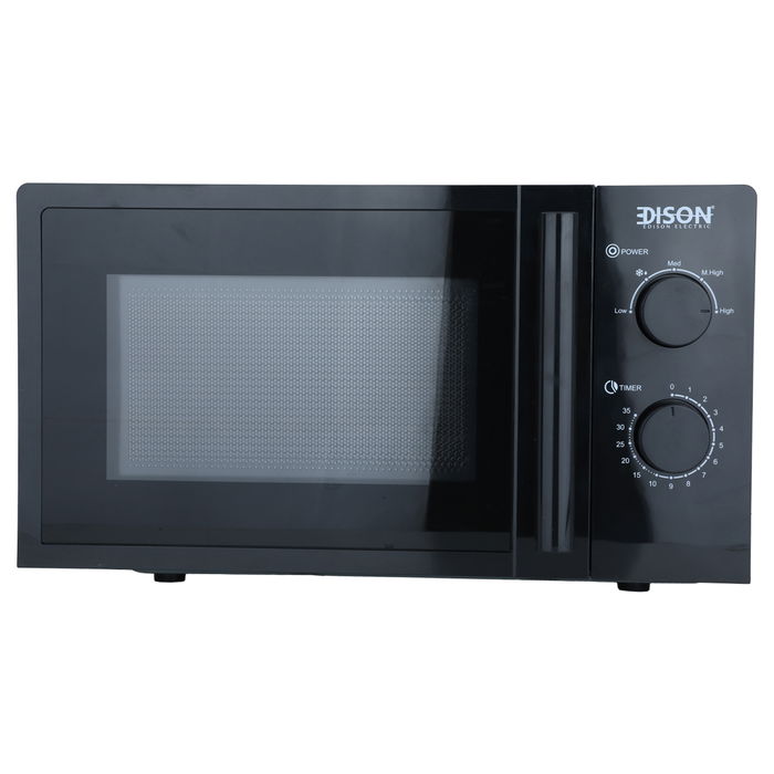 Edison black electric microwave 20 liters 700 watts image 2