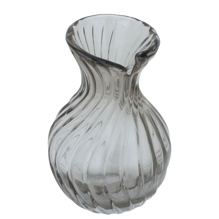 Gray glass vase image 2