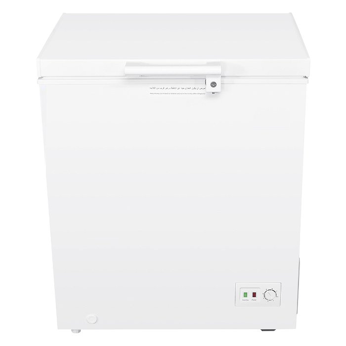 Edison chest freezer white 5.12 feet 145 litres image 1