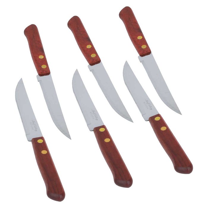 Wooden Hand Fruit Knives Set 6 Pieces image 2