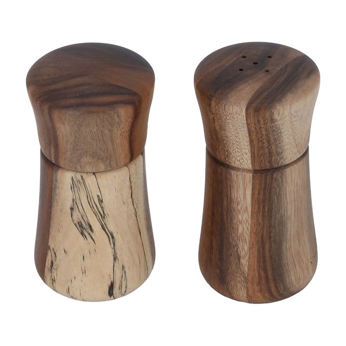 Wooden pepper grinder set image 2