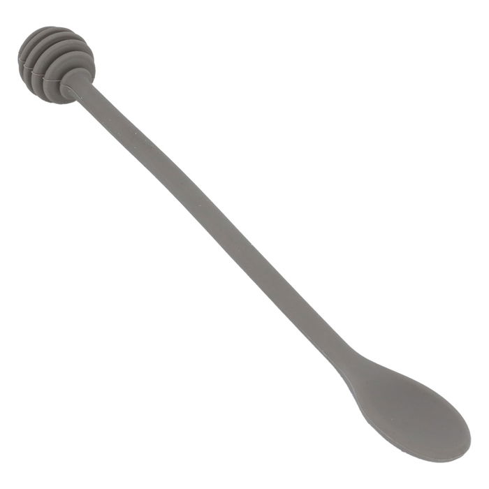 Double-sided gray silicone spoon image 2