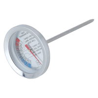 Silver steel meat thermometer product image