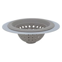 Gray silicone sink strainer product image