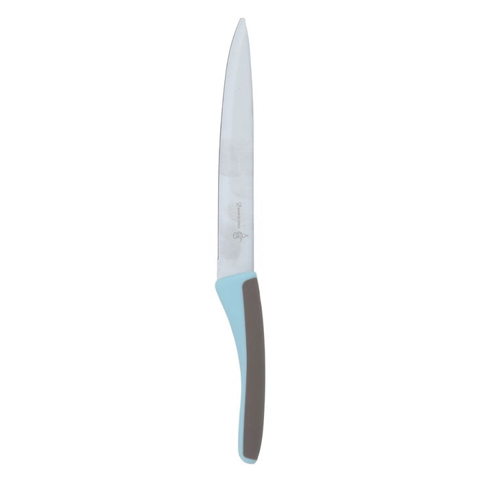 8 handle chef knife cyan size image 1