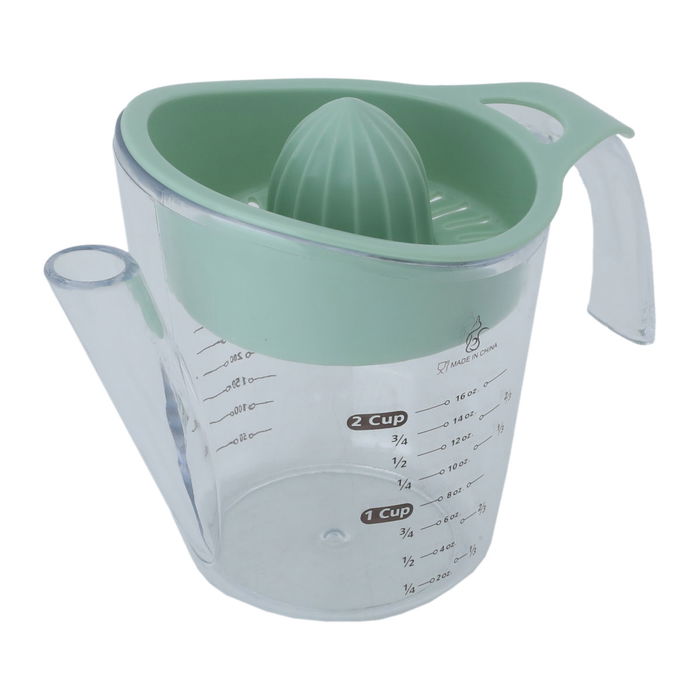 Green measuring cup with juicer image 2