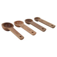 Wooden measuring spoons 4 pieces product image