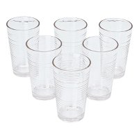 Glass Water Cups Set 6 Pieces product image