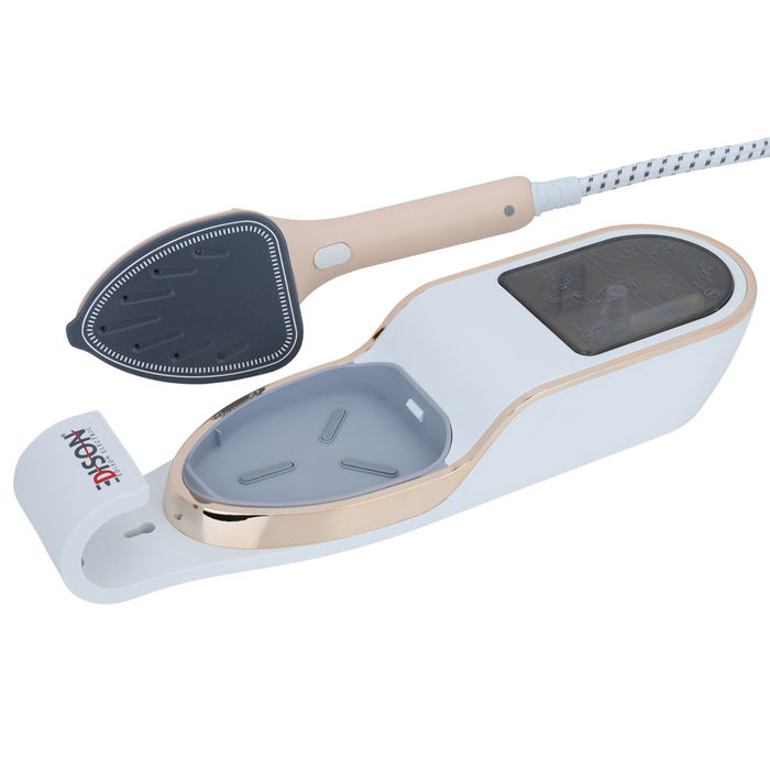 Edison steam iron with white and gold stand, 330 ml, 1500 watts image 3