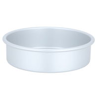 7x2" Bake Chef Round Aluminum Cake Pan product image