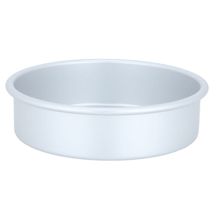 7x2" Bake Chef Round Aluminum Cake Pan image 1