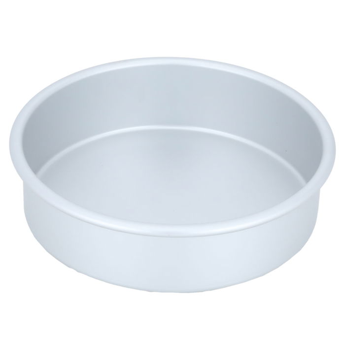 7x2" Bake Chef Round Aluminum Cake Pan image 2