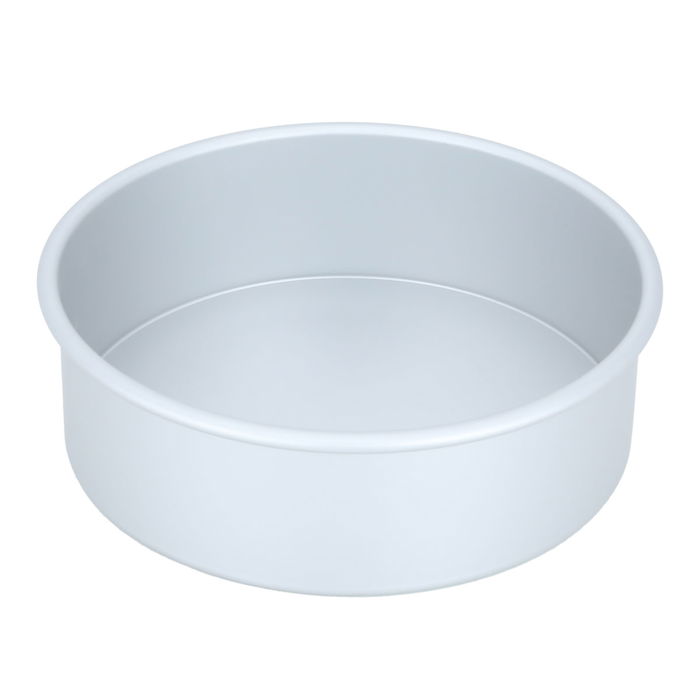 9x3" Bake Chef Round Aluminum Cake Pan with Removable Base image 1