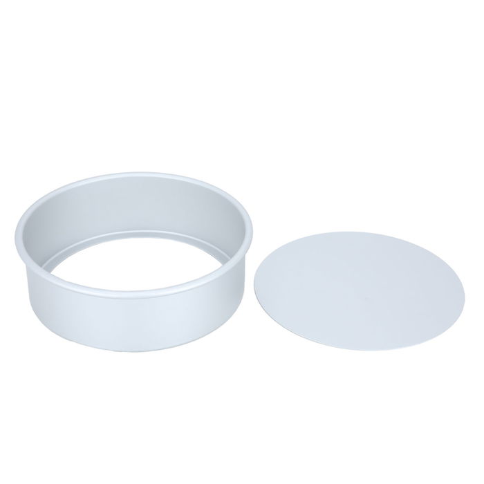 9x3" Bake Chef Round Aluminum Cake Pan with Removable Base image 2