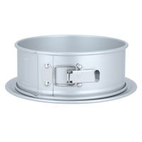 9x3" Bake Chef Round Aluminum Cake Pan with Lock product image