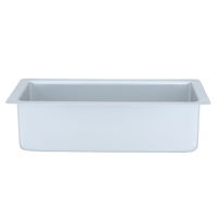 10x4x3" Bake Chef Rectangular Aluminum Cake Pan product image