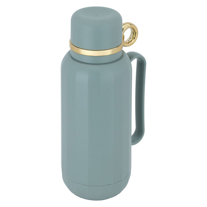 Matcha Dark Green Thermos With Gold 1 Liter image 2