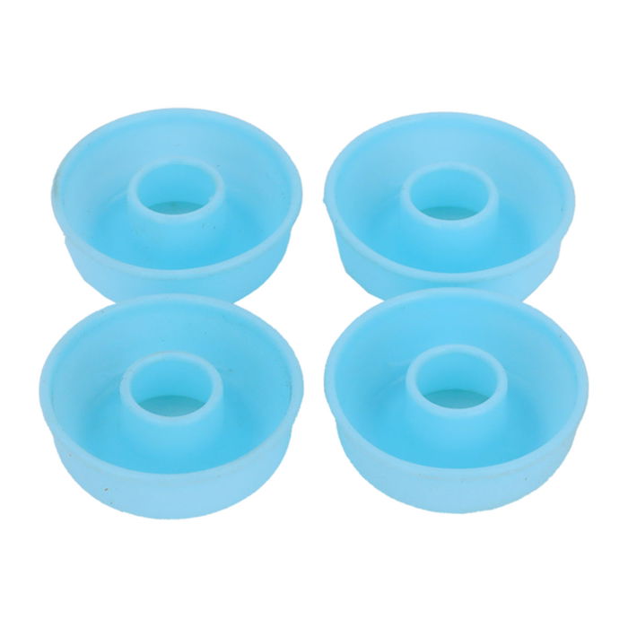 Small blue silicone cupcakes 4 pieces image 2