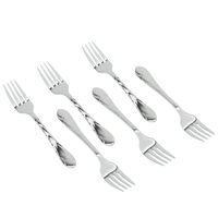 Silver Triangle Silver Style Forks Set 6 Pieces product image