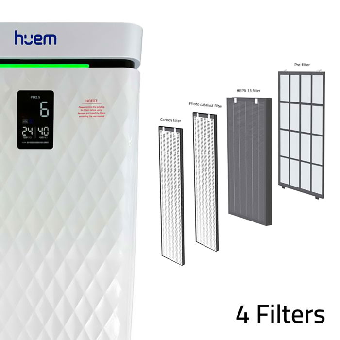 Pure air purifier covers 100 meters image 2