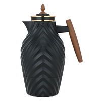 Noura thermos, black with wooden handle, 1 liter product image