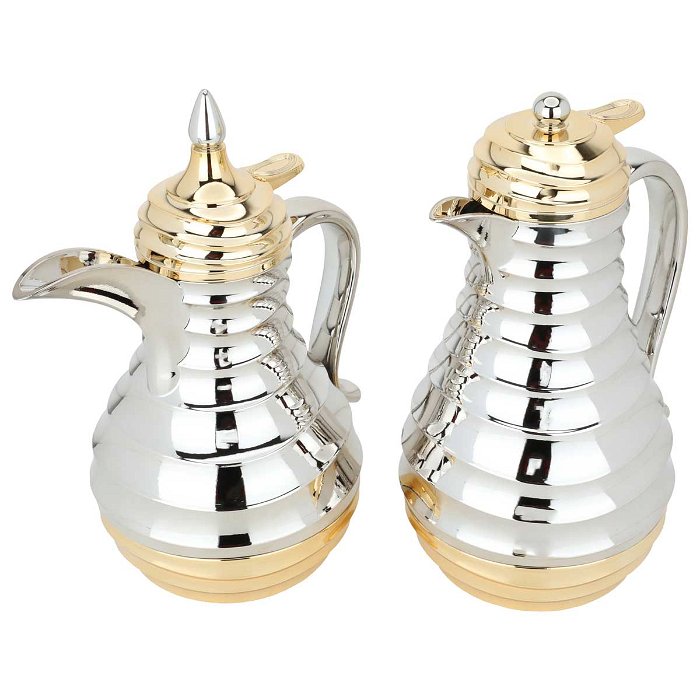 Blanca thermos set, brushed nickel and gold, 2 pieces image 2