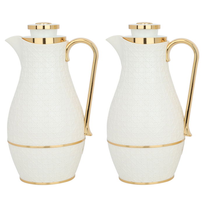 Thermos set two-piece golden pearl image 1