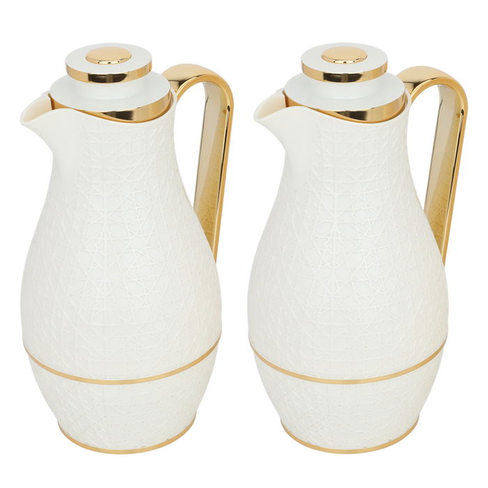 Thermos set two-piece golden pearl image 2