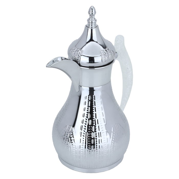 Haila silver thermos, engraved with crystal hand, 1 liter image 2