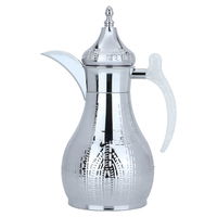 Haila thermos, silver, engraved with crystal hand, 1.2 liters product image