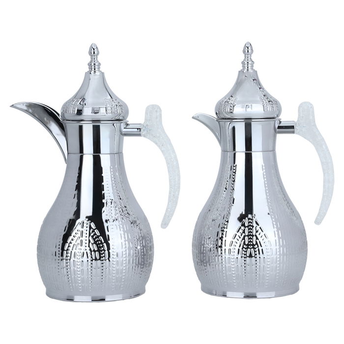 Haila thermos set, silver, engraved with crystal hand, 2h image 1