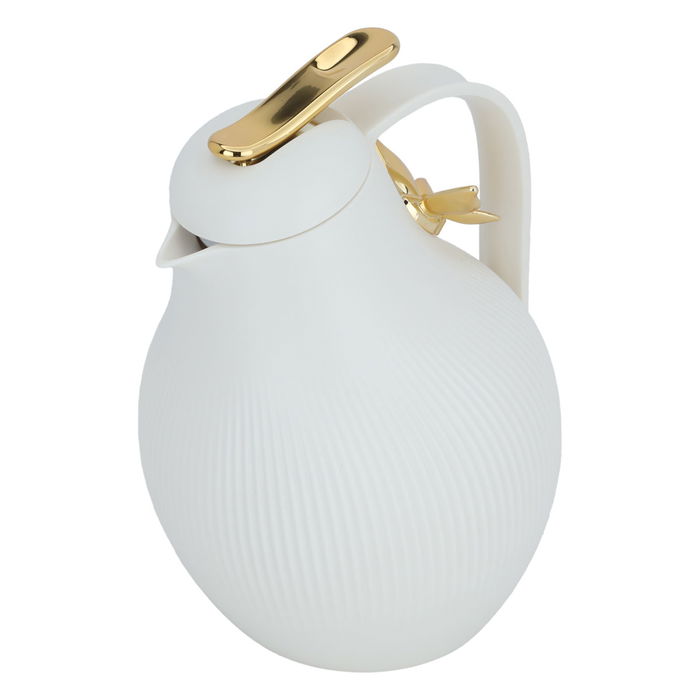 Dora Beige Butterfly Gold Thermos 1 liter image 2