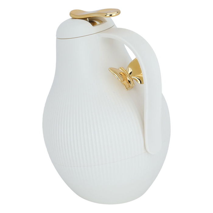 Dora Beige Butterfly Gold Thermos 1 liter image 3