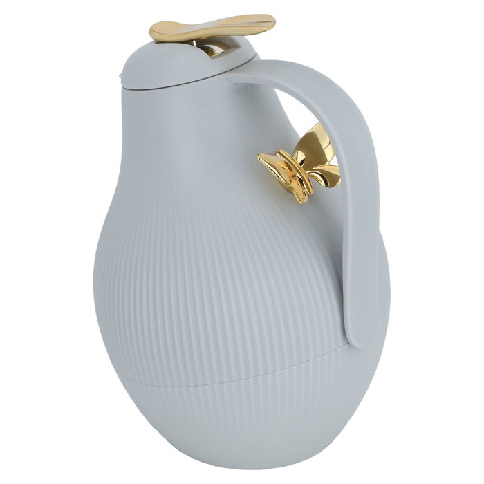 Dora thermos dark gray golden butterfly 1 liter image 3