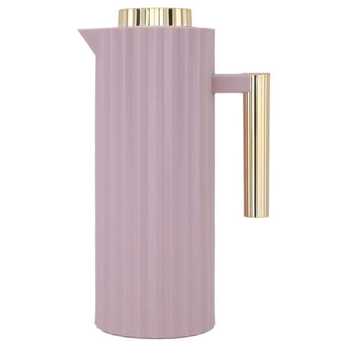 Rawaa 2 thermos, dark pink and gold, 1 liter image 1