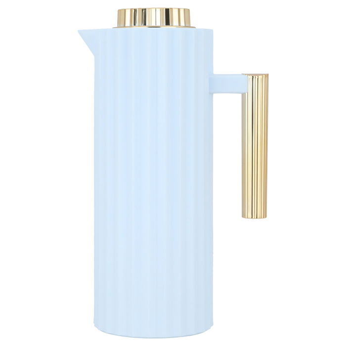 Rawaa 2 thermos, blue, light gray and gold, 1 liter image 1