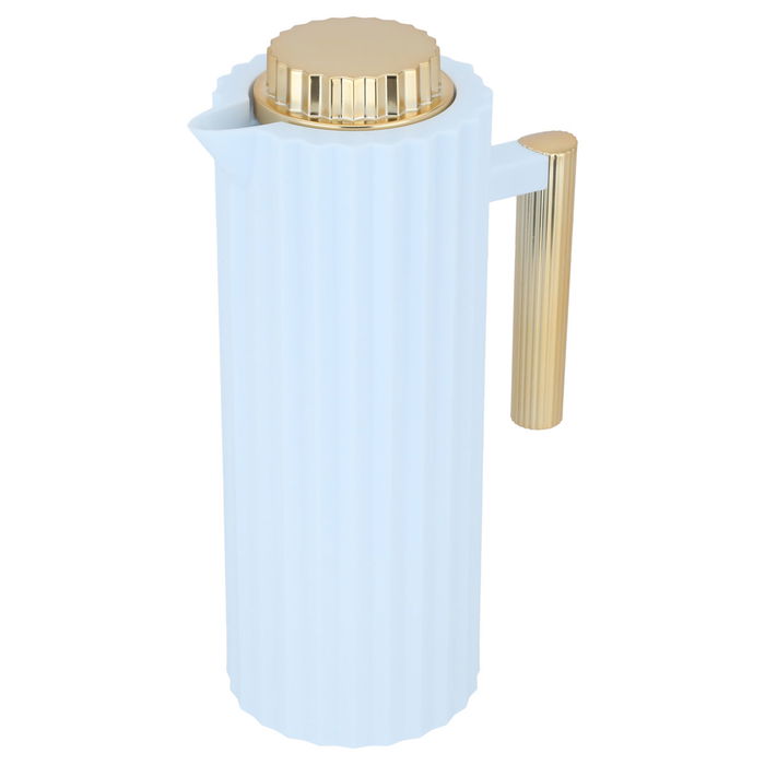 Rawaa 2 thermos, blue, light gray and gold, 1 liter image 2