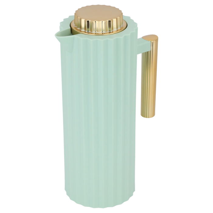 Rawaa 2 dark green thermos matcha with gold 1 liter image 2